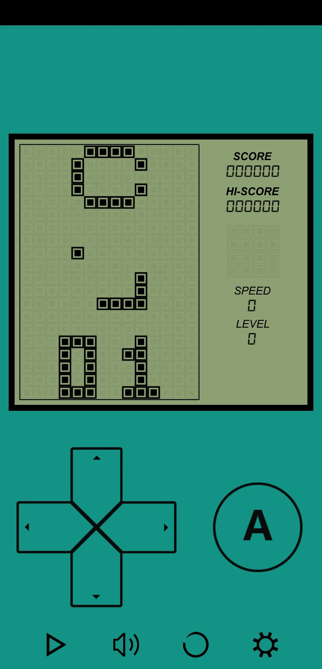 GameBoy 99 in 1 - Brick Game screenshot